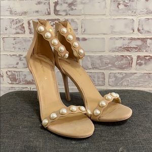 Shoe Republic LA pearled heels